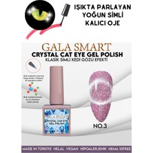 Gala Smart Gala Simli Kedi Gözü Kalıcı Oje Oje Kodu: Crystal 3