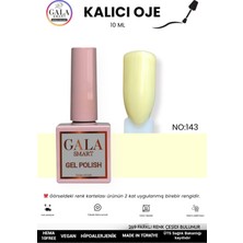 Gala Smart  Sarı Kalıcı Oje 10 ml Oje Kodu: 143