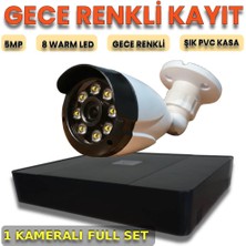 XM Pro 1 Kameralı Hareket Algılamalı Plastik Kasa Güvenlik Kamerası Seti