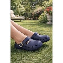 ModaOnn Kadın Delikli Konfor Sabo Terlik – Tokalı Bantlı