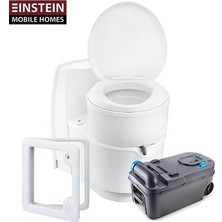 Einstein W5000 Karavan Kasetli Tuvaleti 12v - Servis Kapaklı