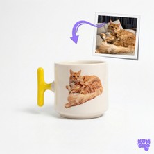 Kişiye Özel Evcil Hayvan Çizimli Seramik Kupa – Fotoğraftan Özel Tasarım