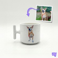 Kişiye Özel Evcil Hayvan Çizimli Seramik Kupa - Fotoğraftan Özel Tasarım