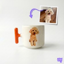 Kişiye Özel Evcil Hayvan Çizimli Seramik Kupa - Fotoğraftan Özel Tasarım