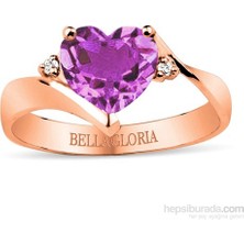 Bella Gloria Ametist Roz Aşk Yüzüğü (GPY0043)