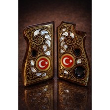 Sözler Savunma Düğmeli Beretta Mod 70 (Tek Düğmeli) Ahşap Telkari Kabze