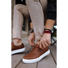 Zapatos CH061 Rex Erkek Günlük Bağcıklı Cilt Klasik Ayakkabı Cbt - Taba
