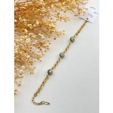 Premium Taşlı Xuping Çelik Bileklik