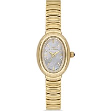 Ferro Sarı Çelik Kordon Kadın Kol Saati FL43034A-B 3ATM Su Geçirmez 2 Yıl Garantili Hediyepaketli