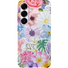 Lelia Samsung Galaxy S24 Fe Uyumlu Baskılı Şeffaf Telefon Kılıfı | Koleksiyon: Floraluxe Botanica