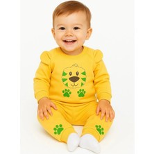 Cemre Bebe Uzun Kollu 2'li Bebek Pijama Takımı %100 Pamuk