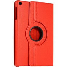 Sh Ticaret Newface Galaxy Tab A11 360 Tablet Deri Kılıf - Kırmızı