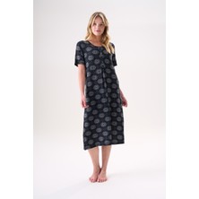 Etoile Bambu Kısa Kol Diz Altı Yazlık Kadın Elbise 26212