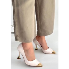 Armüz Artem Bej Rugan Topuklu Ayakkabı