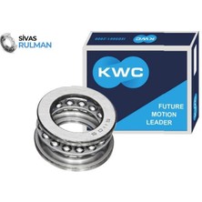 KWC 51101 12X26X7 mm (2 Adet) Eksenel Sabit Bilyalı Rulman Büte Rulman