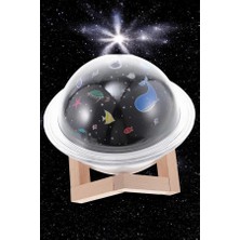 Nuveden Ieg™ Hava Nemlendirici Projeksiyon Görünümlü USB Bağlantılı Aromaterapi NVDN-TKNRS34