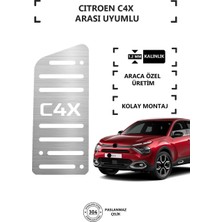 A&G Tuning Citroen C4X Ayak Dinlendirme Pedalı Krom Ayak Dayama Pedalı