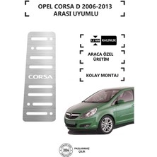 A&G Tuning Opel Corsa D 2006-13 Ayak Dinlendirme Pedalı Krom Ayak Dayama Pedalı