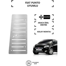 A&G Tuning Fiat Punto Ayak Dinlendirme Pedalı Krom Ayak Dayama Pedalı