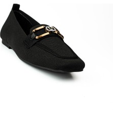 Babalı Miss Park Moda 4102 Siyah Kadın Babet