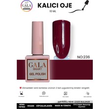 Gala Smart  Bordo Kalıcı Oje 10 ml Oje Kodu: 236