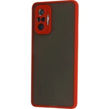 Sh Ticaret Newface Redmi Note 10 Kılıf Montreal Silikon Kapak - Kırmızı