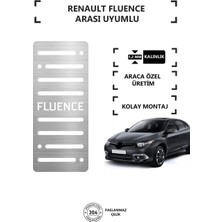 A&G Tuning Renault Fluence Ayak Dinlendirme Pedalı Krom Ayak Dayama Pedalı