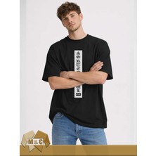 M.Ç Family Store Unisex Oversize Tişört  Özel Tasarım Street Style Trendy Unisex Oversized T-Shirt Unique Design