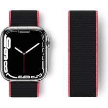 Sh Ticaret Newface Watch 38MM Hasırlı Cırtcırtlı Kordon - Pembe-Siyah