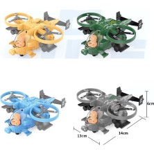 BT Teknik Teknik MXT-3616 Sürtmeli Askeri Helikopter -Vardem Oyuncak 96584512
