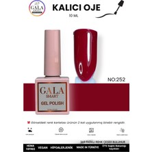 Gala Smart  Bordo Kalıcı Oje 10 ml Oje Kodu: 252
