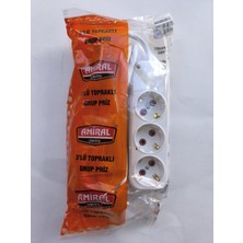 Birlik Amiral 3 Lü Toraklı Grup Priz 5 Metre