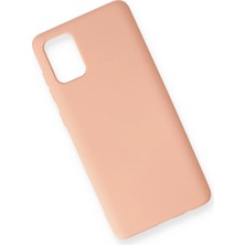 Sh Ticaret Newface Galaxy A71 Kılıf Nano Içi Kadife Silikon - Pudra