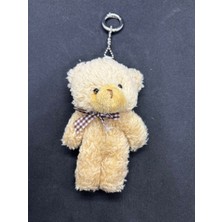 Boncukcu Abla Peluş Ayıcıklı Anahtarlık Çanta Süsü ve Hediyelik Anahtarlık Aksesuar, Çanta Aparatı