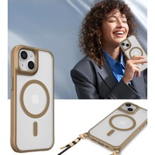 Sh Ticaret Newface Iphone 15 Kılıf Enka Magsafe Silikon Kılıf - Desert