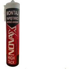 Novax Montaj Yapıştırıcı Silikon 350 kg Dayanım Ilk Tutunma 5 Sn Extra Güçlü 290 ml