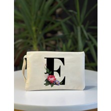 Bez Çanta Dünyası E Harf Baskılı El Çantası