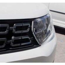Dacia Duster Krom Ön Panjur Çıtası 2 Parça 2018-2024 Arası P.çelik