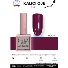 Gala Smart  Bordo Kalıcı Oje 10 ml Oje Kodu: 241