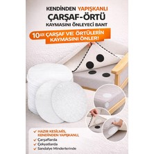 Ecuy Kendinden Yapışkanlı Kayma Önleyici Cırt Cırt Bant – Çarşaf & Örtü Sabitleyici