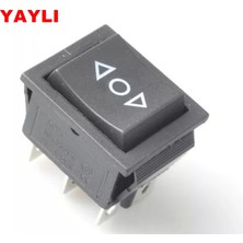 Maroces MR-111 Geniş Işıksız Anahtar (On)-Off-(On) 6p Ok’lu Yaylı