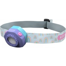 LED Lenser KIDLED4R Mor Çocuk Kafa Feneri Şarjlı