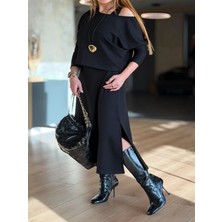 Menthol Fashion Elbise-Bluz Ikili Takım