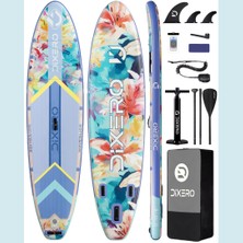 SavaBoards Wave Glide Flowers 335X84X15 cm Premium Şişme Paddle Board (Sup) – Özel Seri - Full Set