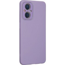Sh Ticaret Newface Reno 7 Lite Kılıf Lansman Glass Kapak - Lila