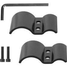 2X10MM 31MM Namlu Montaj Klip Taktik El Feneri Torch Sight Lazer Kapsam Kelepçe ( Lisinya )