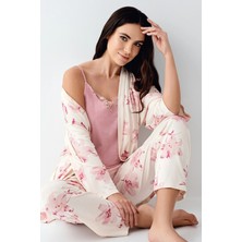 Kocabey Pierre Cardin 9058-S 3'lü Pijama Takımı
