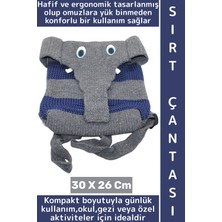 Wintoup Konforlu Gündelik Okul Gezi Mitolojik Mahendra Fil Tasarımlı Şık Kadın Erkek Sırt Çantası 30 x 26 cm