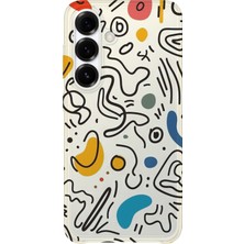 Lelia Samsung Galaxy S24 Fe Uyumlu Baskılı Şeffaf Telefon Kılıfı | Koleksiyon: Oneline Essence