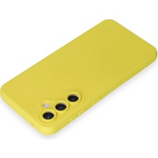 Sh Ticaret Newface Galaxy S24 Kılıf Nano Içi Kadife Silikon - Sarı